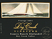 Dry Creek Vineyard 2005 Zinfandel Somers Ranch